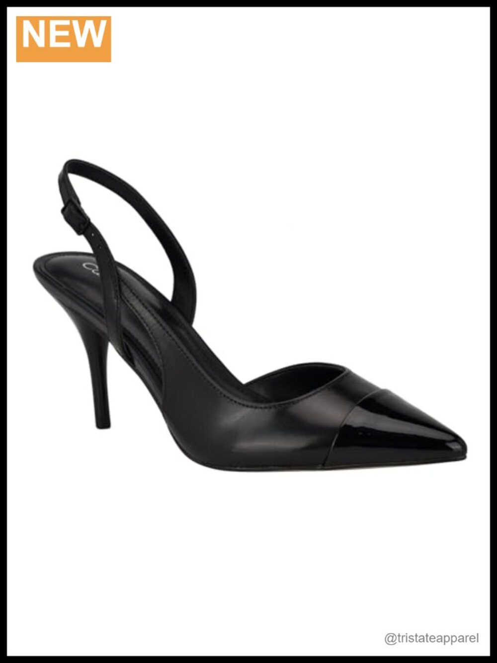 Calvin Klein Corinny Slingback Stiletto Pumps Pointy Toe Dress Heels